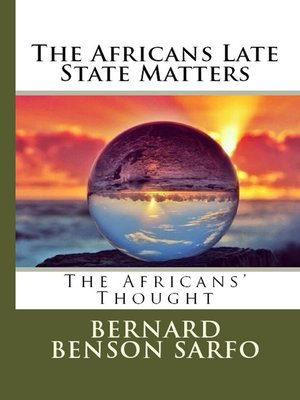 cover image of The Africans Late State Matters